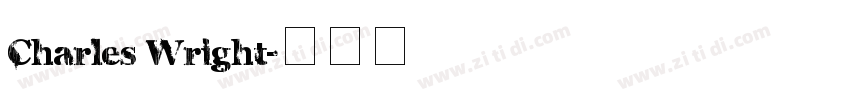 Charles Wright字体转换